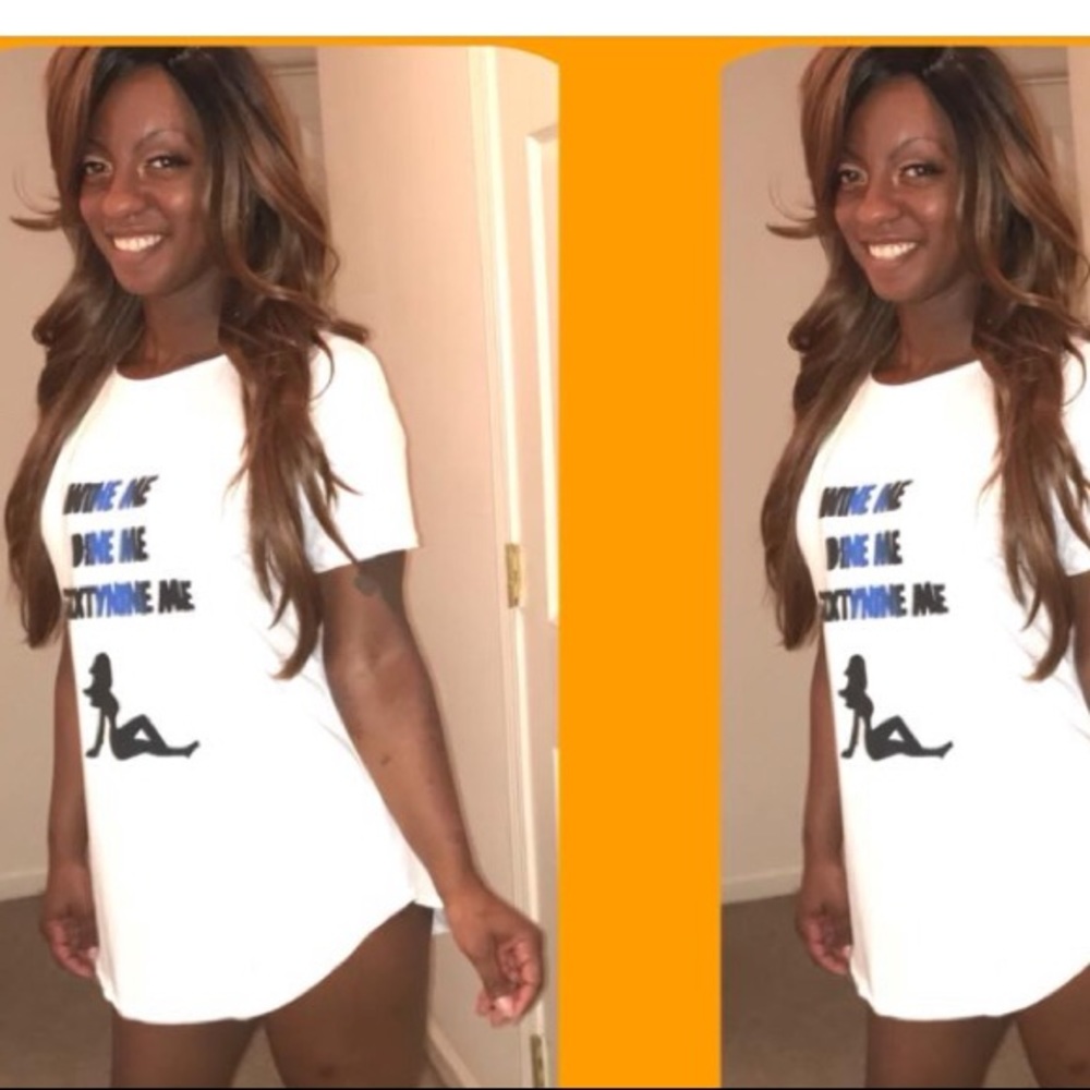 Custom t-shirt dress
